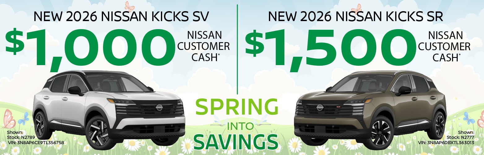 Nissan Kicks Customer Cash